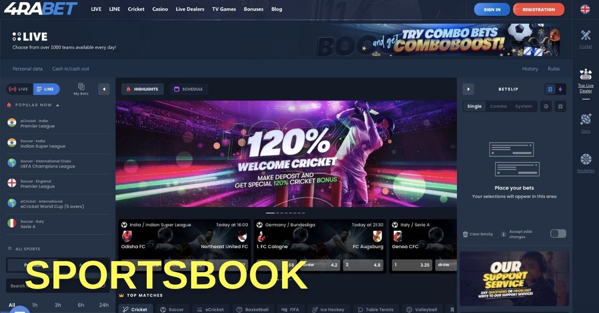 4rabet Sportsbook Company overview