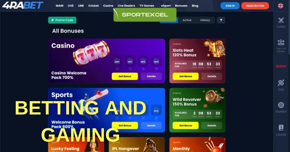 4rabet betting and gambling website review